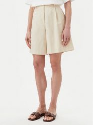 Weekend Max Mara Bermudy Ecuba 2515141032 Écru Regular Fit. Szorty Weekend Max Mara, bez wzorów, z bawełny. Za 889.99 zł.