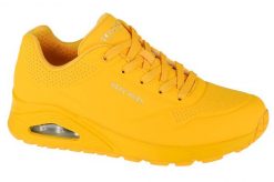Buty do chodzenia damskie Skechers Uno-Stand on Air. Żółte buty treningowe Skechers, bez wzorów, z materiału, przed kostkę, bez zapięcia, trekkingowe. Za 269.00 zł.