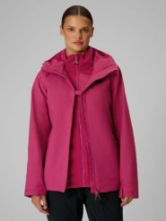 4F Kurtka trekkingowa 3w1 membrana 10000 damska - różowa XS. Czerwone kurtki 4f, s, bez wzorów, z polaru, bez kaptura. Za 599.99 zł.