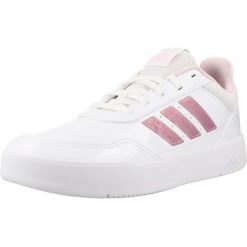 Buty ADIDAS TENSAUR SPORT 3.0 K Biały. Białe buty treningowe adidas, bez wzorów, z materiału, bez zapięcia. Za 214.50 zł.