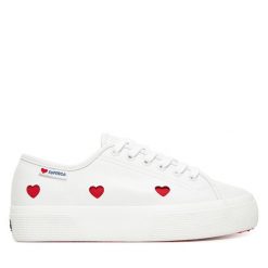 Tenisówki Superga. Białe trampki Superga, bez wzorów, bez zapięcia. Za 339.99 zł.