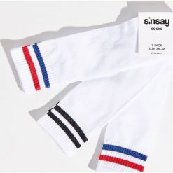 Sportowe skarpetki - Biały. Skarpetki Sinsay. Za 9.99 zł.