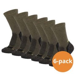 Skarpety turystyczne dla dorosłych Xtreme Wełna Merino, 6 szt. Zielone skarpetki XTREME SOCKSWEAR, bez wzorów, z wełny. Za 203.99 zł.