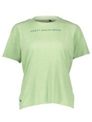 Craft Koszulka kolarska "ADV Gravel" w kolorze zielonym rozmiar: XL. Zielone t-shirty sportowe Craft, xl, bez wzorów, bez ramiączek, rowerowe. Za 83.42 zł.