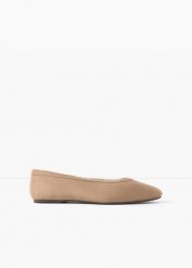 Baleriny. Brązowe baleriny bonprix, bez wzorów, bez obcasa, bez zapięcia. Za 82.99 zł.