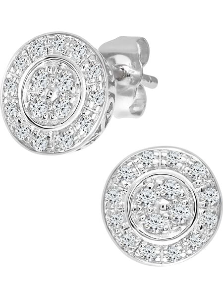 Revoni Złote kolczyki-wkrętki z z diamentami rozmiar: onesize. Szare kolczyki Revoni, z diamentem, złote. Za 1,840.99 zł.