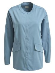 Milano Italy Bluzka w kolorze błękitnym rozmiar: 48. Niebieskie bluzki Milano Italy, bez wzorów, bez kołnierzyka, bez ramiączek. Za 173.99 zł.