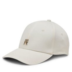 Czapka z daszkiem Tommy Hilfiger. Brązowe czapki z daszkiem Tommy Hilfiger, bez wzorów. Za 159.99 zł.
