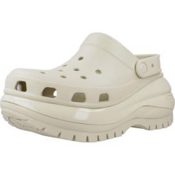 Tenisówki Crocs Model Classic Mega Crush Clog Kolor Biały. Białe trampki Crocs, bez wzorów, z gumy, sportowe, bez zapięcia. W wyprzedaży za 281.30 zł.