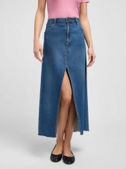DAMSKA SPÓDNICA LEE MAXI SKIRT SUNKEN WATERFALL 112349007. Spódnice Lee, bez wzorów, maxi. Za 159.99 zł.