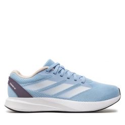 Buty do biegania adidas. Niebieskie buty do biegania adidas, bez wzorów, bez zapięcia, do biegania. Za 199.99 zł.