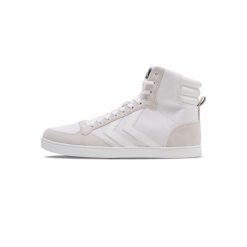 Buty sportowe dla dorosłych Hummel Slimmet stadil tonal high. Białe buty treningowe Hummel, bez wzorów, z materiału, bez zapięcia, trekkingowe. Za 313.55 zł.