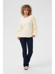 Cream Sweter "Dela" w kolorze kremowym rozmiar: M. Brązowe swetry Cream, m, bez wzorów, z wiskozy, klasyczne, bez ramiączek. Za 105.88 zł.