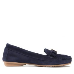 Mokasyny Filipe. Niebieskie mokasyny Filipe, bez wzorów. Za 219.99 zł.