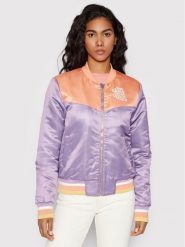 Femi Stories Kurtka bomber Hana Fioletowy Regular Fit. Fioletowe kurtki Femi Stories, s, bez wzorów, z syntetyku, bez kaptura. Za 249.99 zł.