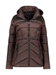 Geographical Norway Kurtka zimowa "Blanche" w kolorze brązowym rozmiar: M. Brązowe kurtki Geographical Norway, na zimę, m, bez wzorów, z puchu, bez kaptura. Za 222.94 zł.