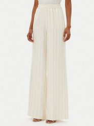 Kontatto Spodnie palazzo MA3008C Écru Wide Leg. Spodnie materiałowe Kontatto, bez wzorów, ze lnu. Za 379.99 zł.