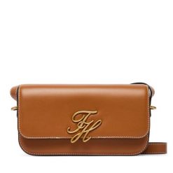 Torebka Tommy Hilfiger. Brązowe listonoszki Tommy Hilfiger, bez wzorów, bez dodatków. Za 849.99 zł.