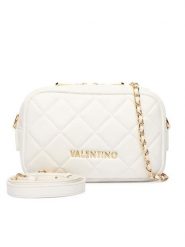 Valentino Torebka Ocarina VBS3KK51R Biały. Białe listonoszki Valentino, bez wzorów, ze skóry, bez dodatków. Za 569.99 zł.