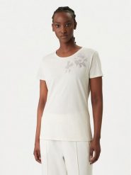 Liu Jo Sport T-Shirt TA6155 JS923 Écru Regular Fit. T-shirty sportowe Liu Jo Sport, xs, bez wzorów, z bawełny, bez ramiączek. Za 299.99 zł.