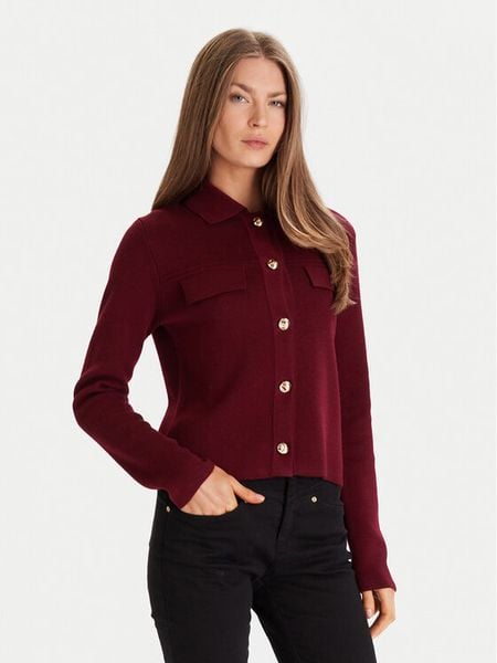 Morgan Kardigan 252-MIMDIE Bordowy Regular Fit. Czerwone swetry Morgan, xs, bez wzorów, z syntetyku, bez ramiączek. Za 179.99 zł.