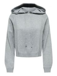 ONLY Bluza w kolorze szarym rozmiar: S. Szare bluzy ONLY, s, bez wzorów, z kapturem. Za 129.95 zł.