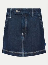HUGO Spódnica jeansowa mini 50531831 Granatowy Regular Fit. Niebieskie spódnice Hugo, m, bez wzorów, z bawełny, mini. Za 279.99 zł.