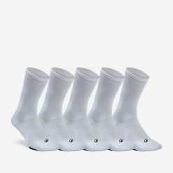 Skarpetki fitness Domyos wysokie 5 par. Skarpetki DOMYOS, bez wzorów, z dzianiny. Za 59.99 zł.