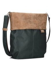 Zwei Torebka w kolorze beżowo-ciemnozielonym - 31 x 32 x 12 cm rozmiar: onesize. Zielone torebki klasyczne Zwei, bez wzorów, z materiału, przez ramię, bez dodatków. Za 227.85 zł.