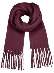 Eight2Nine Szal w kolorze bordowym rozmiar: onesize. Czerwone szaliki i kominy Eight2Nine, bez wzorów, z materiału. Za 96.14 zł.