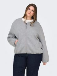 ONLY Carmakoma Kurtka w kolorze szarym rozmiar: XL-54. Szare kurtki Only Carmakoma, s, bez wzorów, z materiału, bez kaptura. Za 130.50 zł.