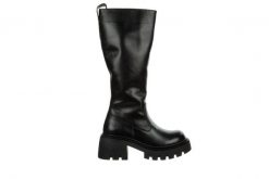 Kozaki Bayla-112 0630-8292 01 Black 112079, Czarny, Skóra naturalna - 38. Czarne kozaki Bayla, bez wzorów, z gumy, eleganckie, bez obcasa, bez zapięcia. W wyprzedaży za 489.99 zł.