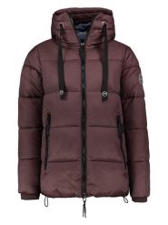 Fresh Made Kurtka pikowana w kolorze bordowym rozmiar: M. Czerwone kurtki Fresh Made, m, bez wzorów, bez kaptura. Za 205.45 zł.
