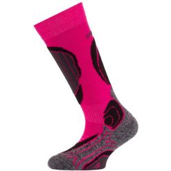 Skarpety narciarskie juniorskie Lasting SJB 409 Merino. Czarne skarpetki LASTING, bez wzorów, z wełny. W wyprzedaży za 69.90 zł.