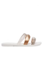 Melissa Klapki Melissa Eclipse Slide Ad 35998 Złoty. Żółte klapki Melissa, bez wzorów, z tworzywa sztucznego, bez obcasa, bez zapięcia. Za 269.99 zł.