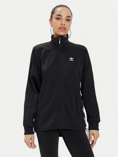 Adidas Bluza Always Original Laced HK5071 Czarny Relaxed Fit. Czarne bluzy adidas, bez wzorów, z syntetyku, bez ramiączek, bez kaptura. Za 239.99 zł.