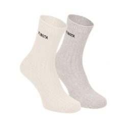Kubota Skarpety Damskie Bawełniane Casual. Białe skarpetki Kubota, bez wzorów, z bawełny. Za 59.99 zł.
