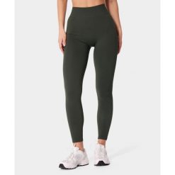 Legginsy bezszwowe Carpatree Elite zielone. Zielone legginsy Carpatree, bez wzorów, z elastanu, sportowe. Za 249.99 zł.