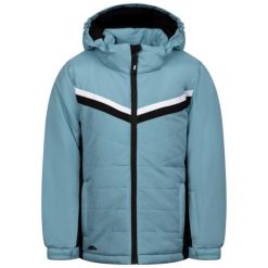 Trespass Amaya - damska kurtka narciarska Blue Jade. Niebieskie kurtki narciarskie Trespass, na zimę, bez wzorów, z puchu, z kapturem, narciarskie. Za 253.55 zł.