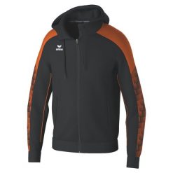 Bluza dresowa z kapturem Erima Evo Star. Brązowe bluzy Erima, bez wzorów, z dresówki, z kapturem, do piłki ręcznej. Za 319.99 zł.