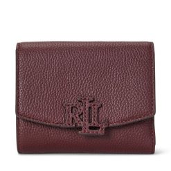 Portfel LAUREN RALPH LAUREN. Czerwone portfele Lauren Ralph Lauren, bez wzorów. Za 529.99 zł.