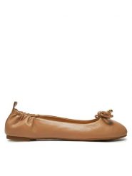 MICHAEL Michael Kors Baleriny Astra Flex Ballet 40T4ATFP1L Brązowy. Brązowe baleriny MICHAEL Michael Kors, bez wzorów, ze skóry, bez obcasa, bez zapięcia. Za 459.99 zł.