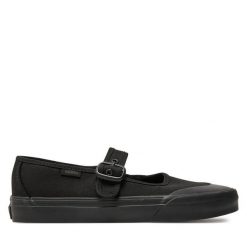 Trampki Vans. Czarne trampki Vans, bez wzorów, bez zapięcia. Za 259.99 zł.