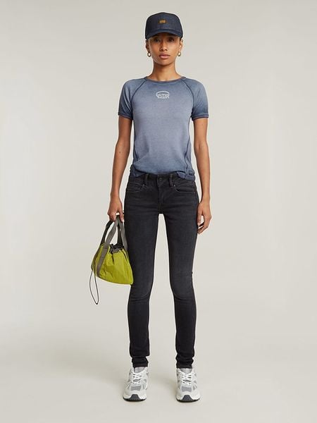 G-Star Dżinsy " Midge Cody" - Skinny fit - w kolorze czarnym rozmiar: W30/L34. Czarne jeansy G-Star, l, z aplikacjami, z bawełny, klasyczne. Za 170.47 zł.