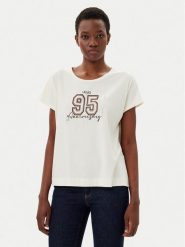 Liu Jo Sport T-Shirt TA5268 JS005 Écru Regular Fit. T-shirty sportowe Liu Jo Sport, xl, bez wzorów, bez ramiączek. Za 279.99 zł.