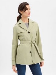 S.Oliver trencz Kobiety zielony, 42. Zielone płaszcze S.Oliver, s, bez wzorów, eleganckie, bez kaptura. Za 379.95 zł.