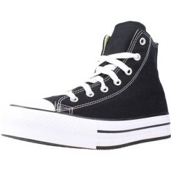 Buty CONVERSE CHUCK TAYLOR ALL STAR PLATFORM Czarny. Czarne buty trekkingowe Converse, z materiału, bez zapięcia. Za 390.00 zł.