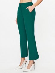 Marella Spodnie materiałowe Curzio 2331361738200 Zielony Regular Fit. Zielone spodnie materiałowe Marella, bez wzorów, z materiału. Za 1,239.00 zł.