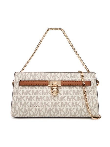 MICHAEL Michael Kors Torebka 32F5GNXC0B Écru. Kopertówki MICHAEL Michael Kors, bez wzorów, ze skóry, wizytowe, bez dodatków. Za 549.99 zł.