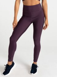 Dare 2b Legginsy sportowe "Hustle" w kolorze fioletowym rozmiar: 44. Różowe legginsy Dare 2b, bez wzorów, z materiału, sportowe. Za 97.05 zł.